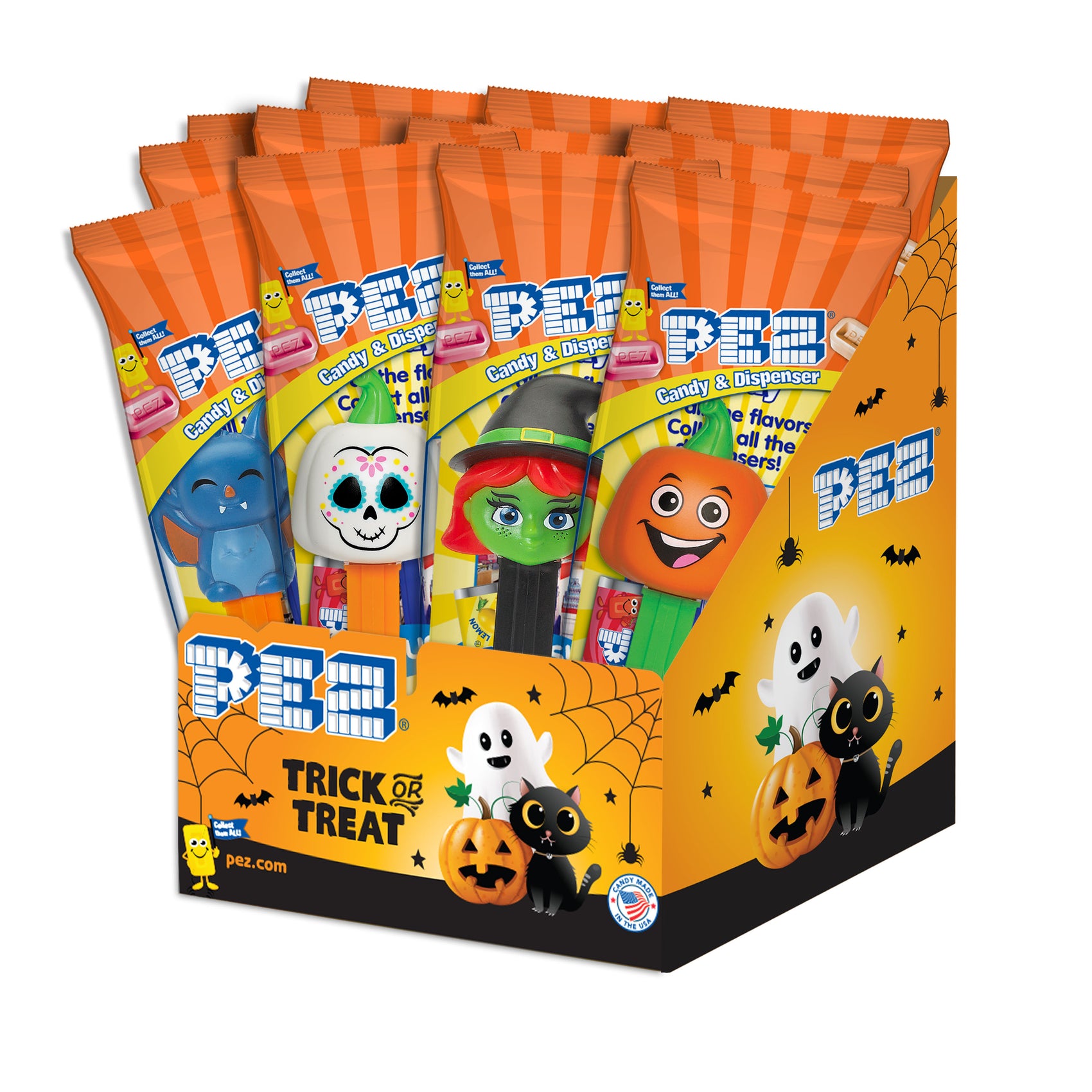 Pez Poly Bag, Halloween Assortment 12ct