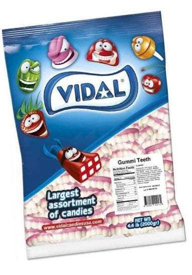 Vidal Gummi Teeth 4.4lb Bulk Bag