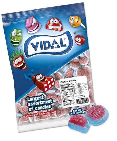 Vidal Gummi Brains 10oz Bulk Tub
