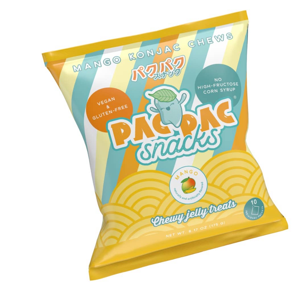 Mango Konjac Chewy Jelly Treats 10pc Bag, 20ct
