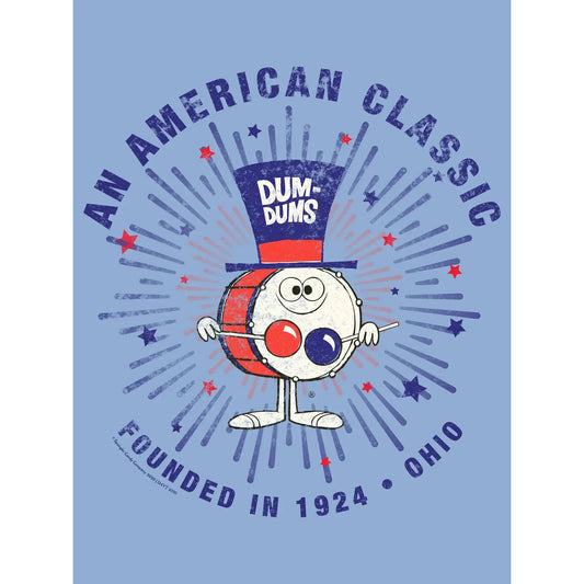 Dum Dums Lollipop Star Spangler Fireworks T-Shirt Tee
