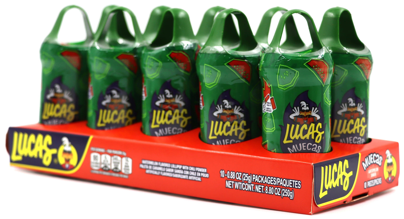 Lucas Muecas Watermelon Candy, 10ct