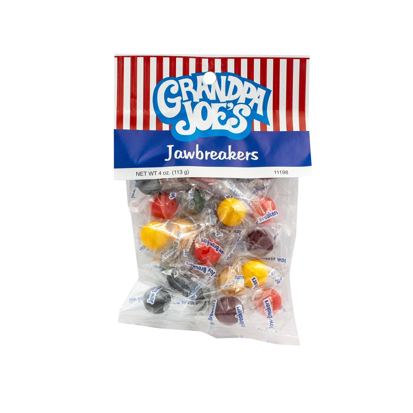 Grandpa Joe's Peg Bag, Jawbreakers, 4oz, 12ct