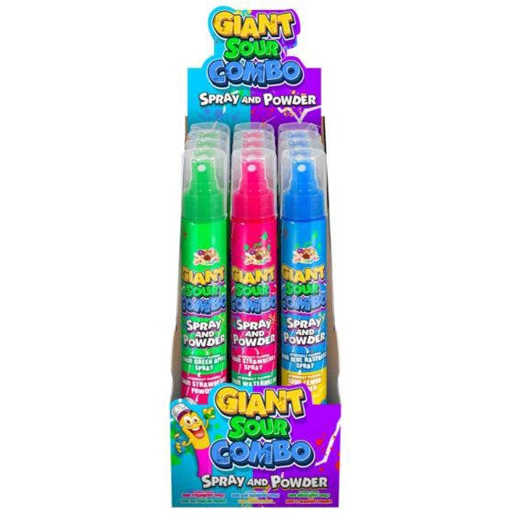 Albert's Giant Sour Combo Spray & Powder 2.82oz, 12ct