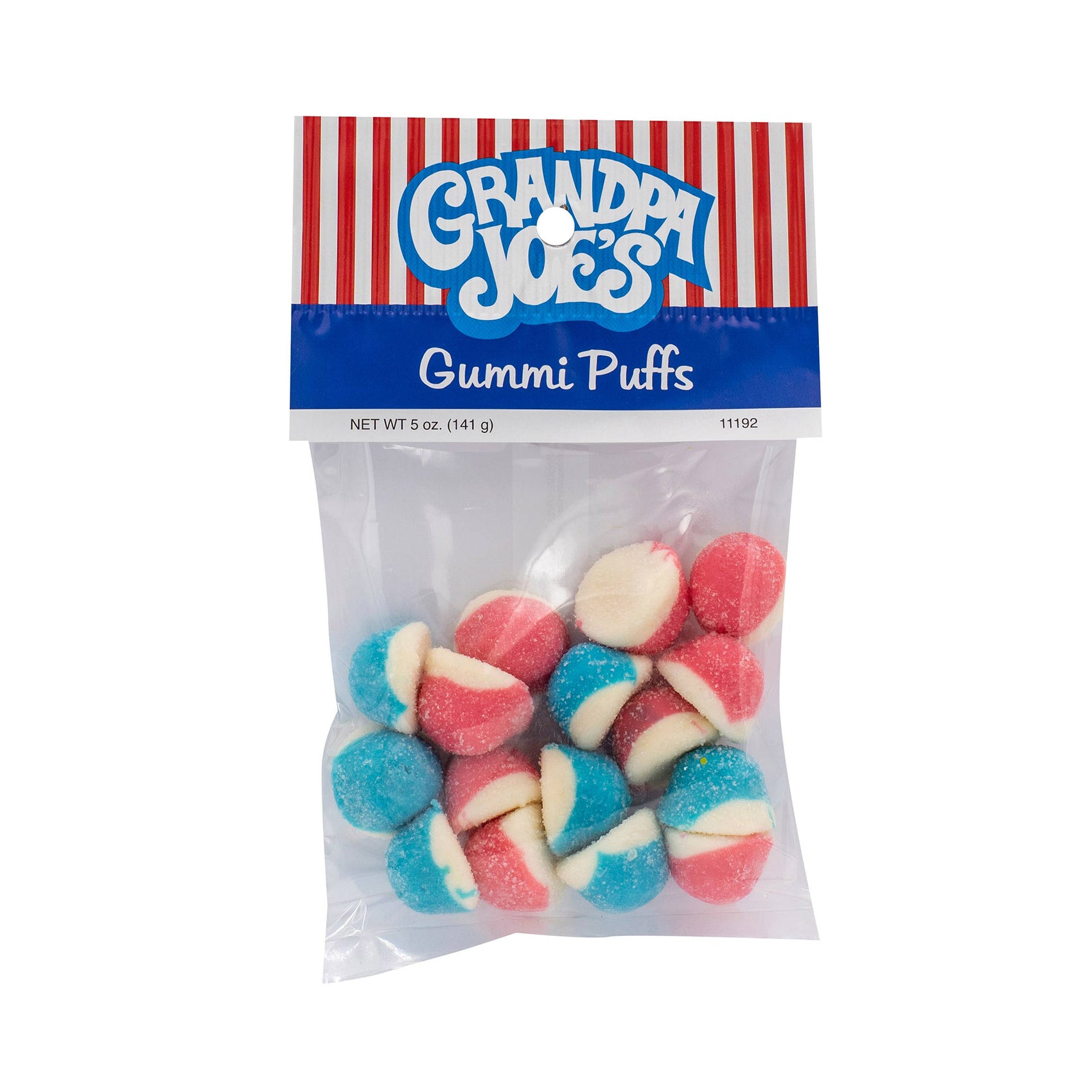 Grandpa Joe's Peg Bags, Gummi Puffs, 5oz, 12 Ct Case