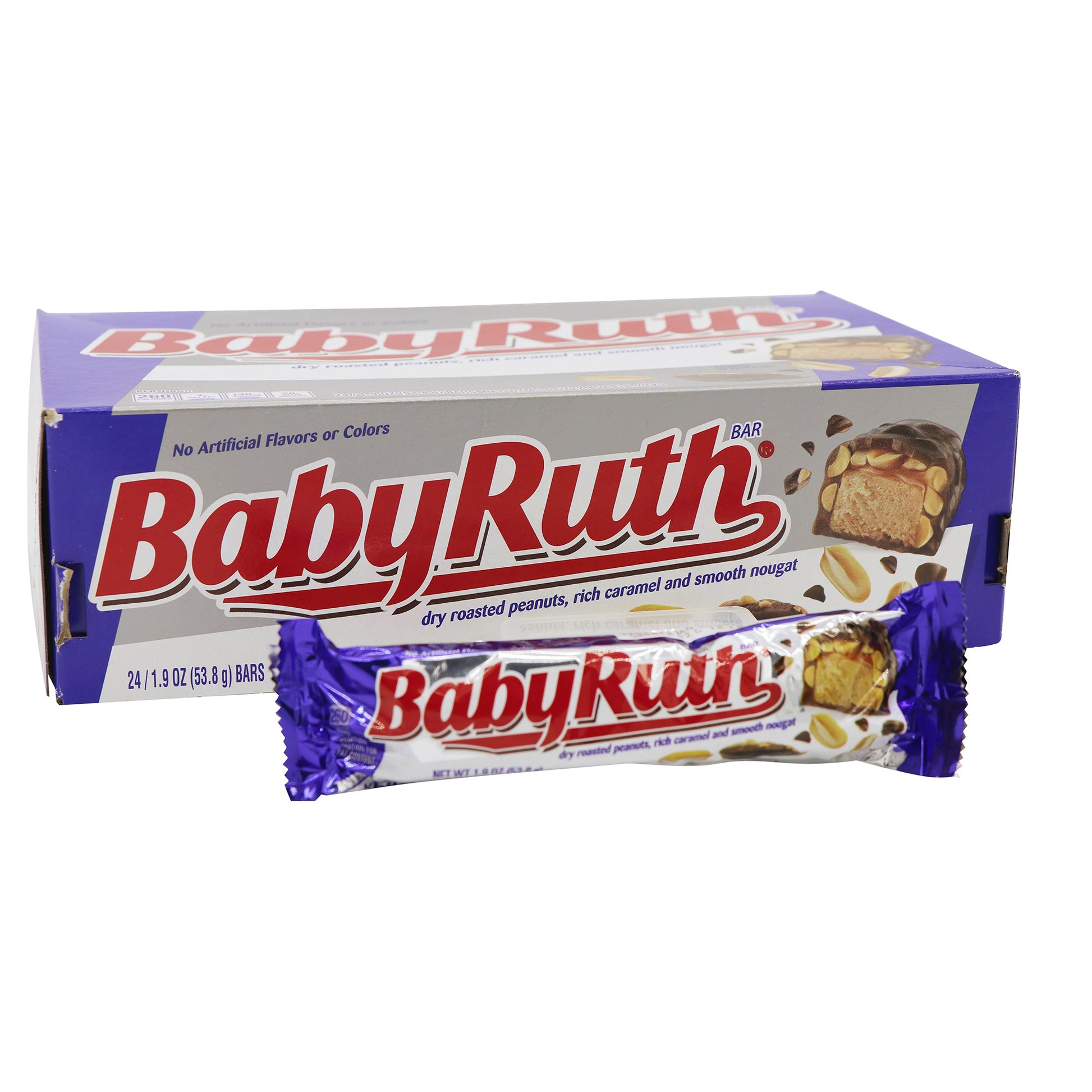 Baby Ruth Candy Bar 1.9oz, 24ct
