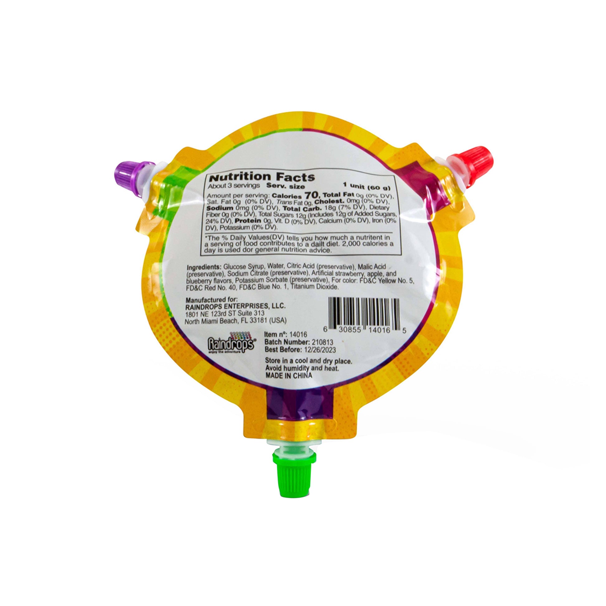 Raindrops Electro Fusion, 2.11oz, 18ct Case