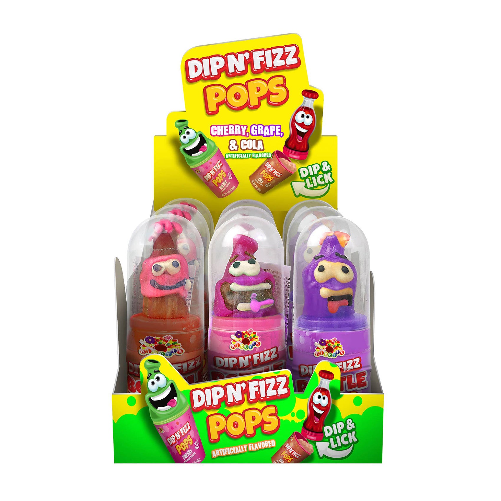 Albert's Dip N' Fizz Pops, 12ct