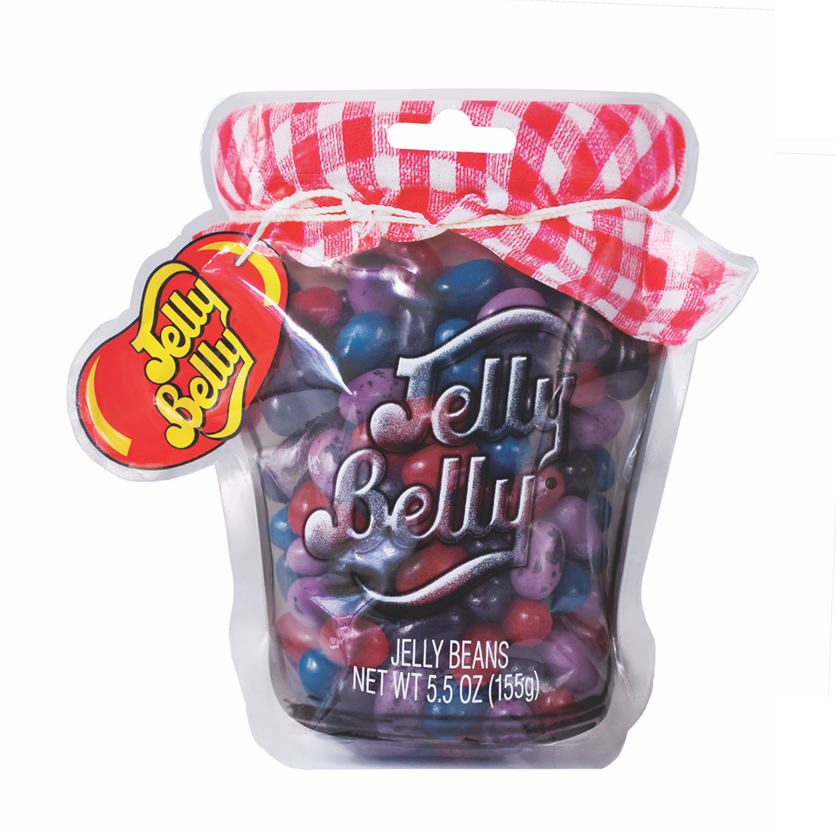 Jelly Belly Berry Mix Mason Bag, 5.5oz Bags, 12ct