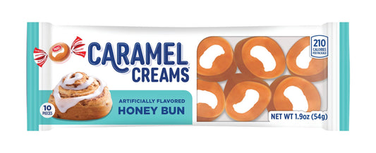 Caramel Creams Honey Bun 1.9oz Tray, 20ct