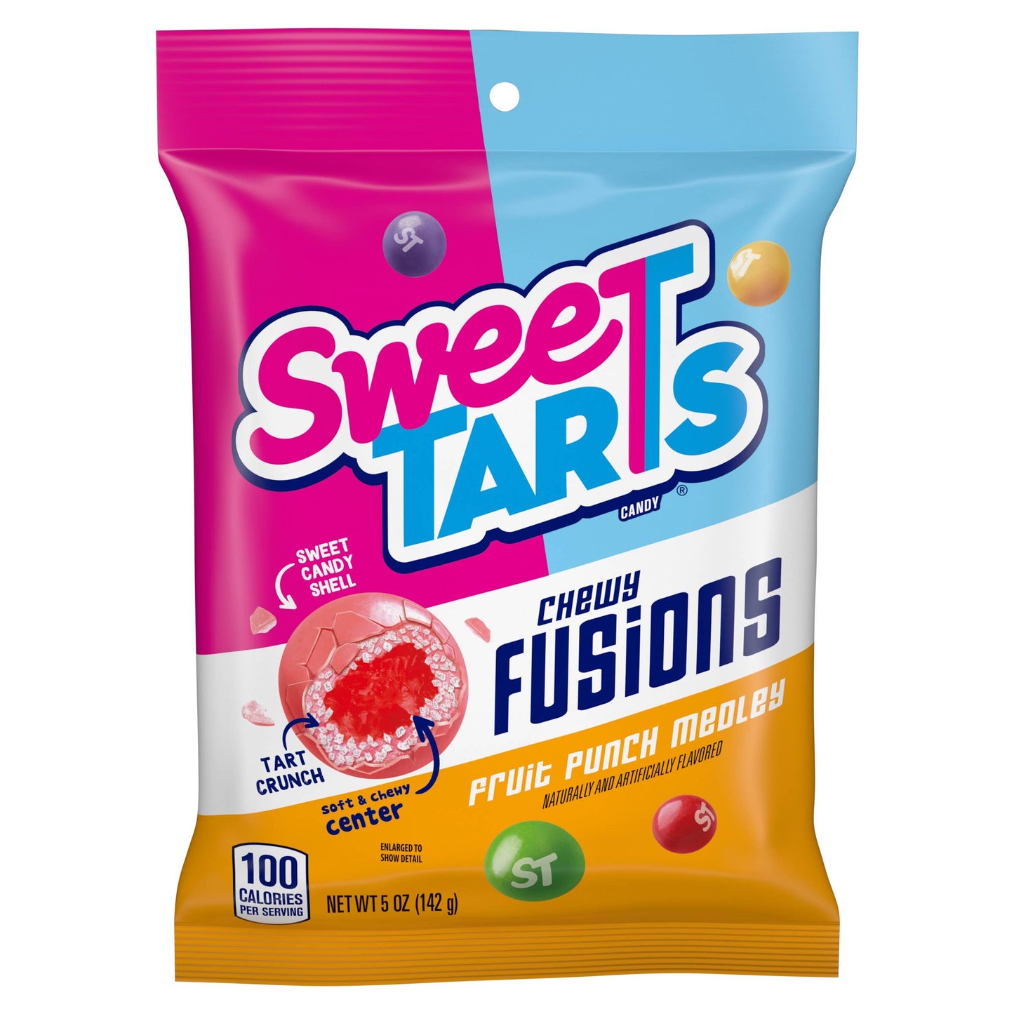 SweeTARTS Ropes Twisted Rainbow Punch 5oz Bag 12ct