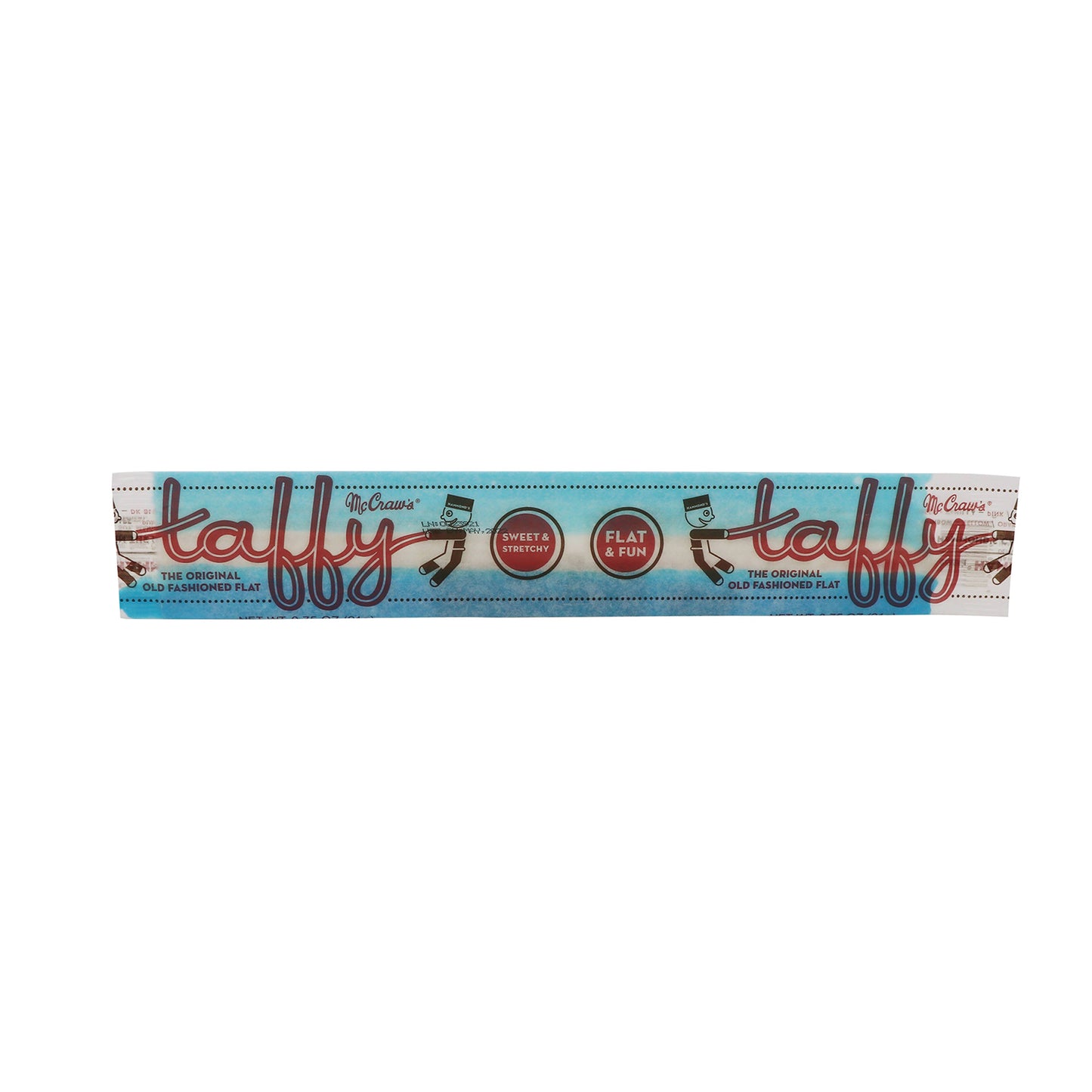 McCraws Giant Flat Taffy, .75oz, 24ct Case