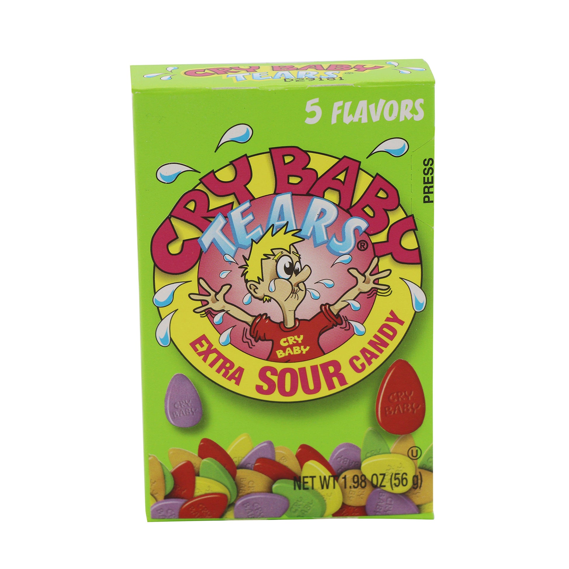 Cry Baby Tears Sour Candy 1.98oz Box, 24ct