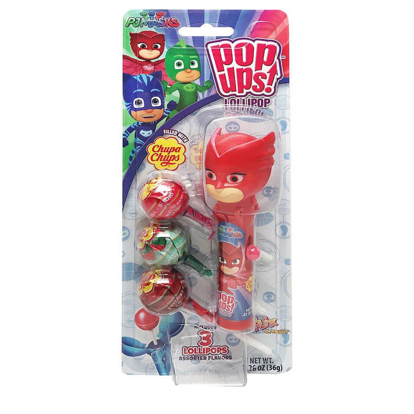 Pop Ups! P.J. Masks, 1.26oz, 6ct Case