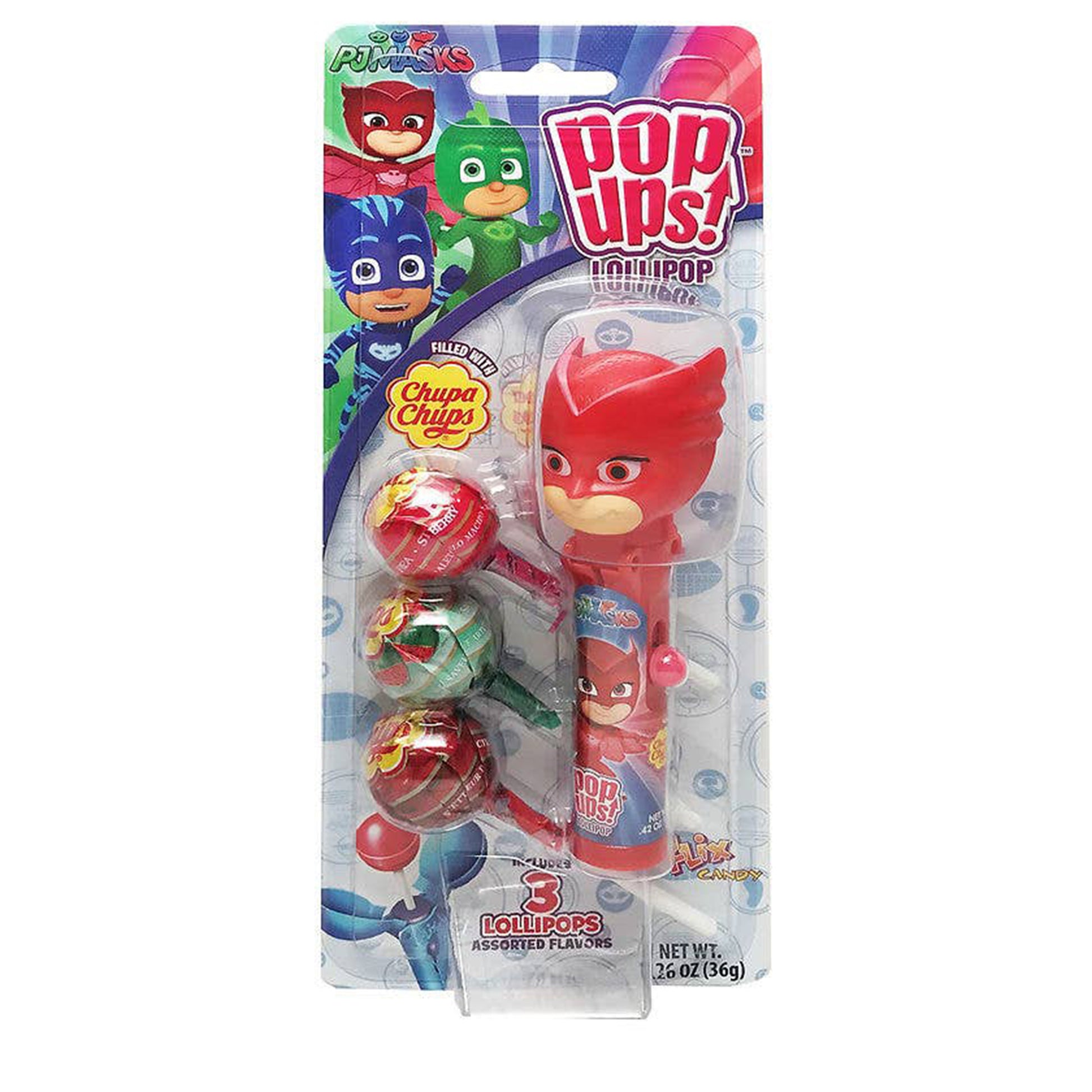 Pop Ups! P.J. Masks, 1.26oz, 6ct Case