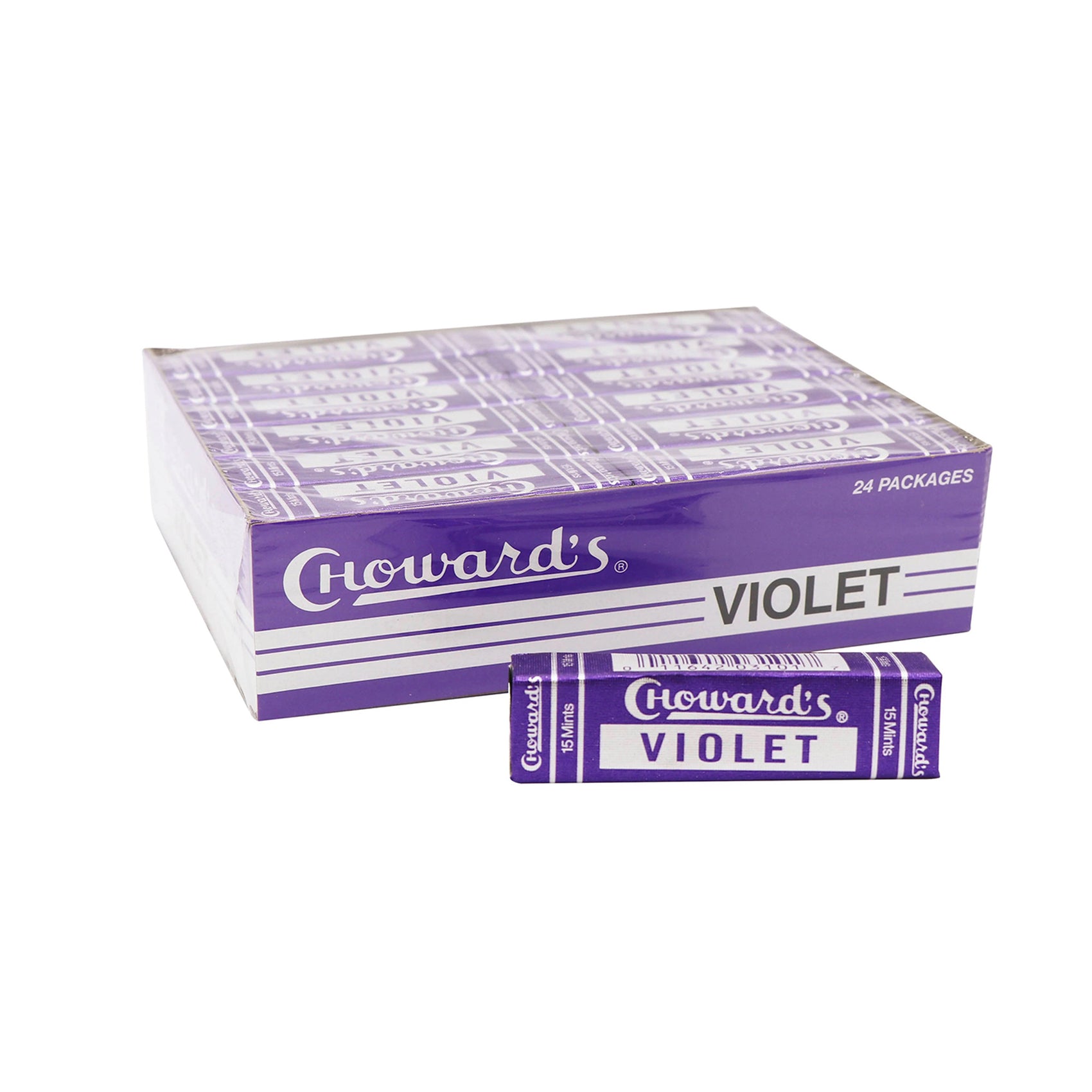 C. Howard's Violets, 15 mints per pack, 24ct Case
