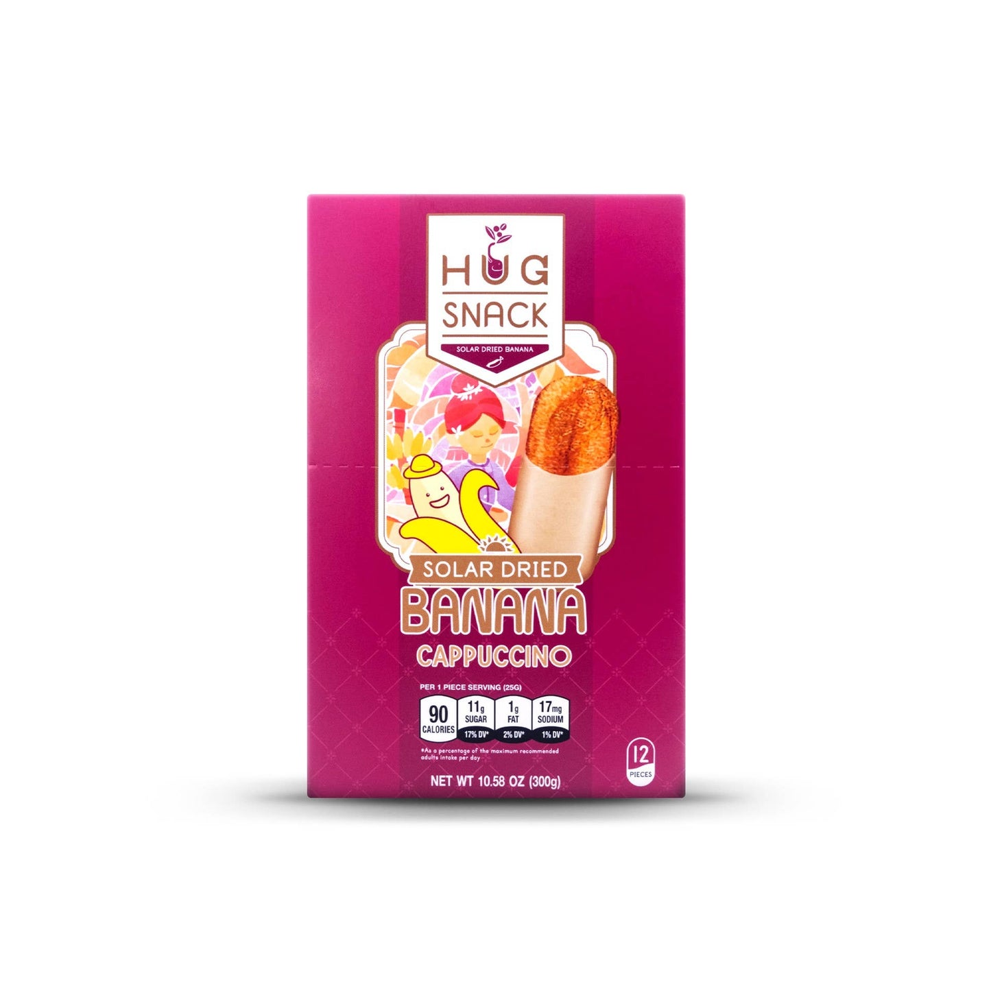 Hug Snack, Solar Dried Banana Espresso 12ct