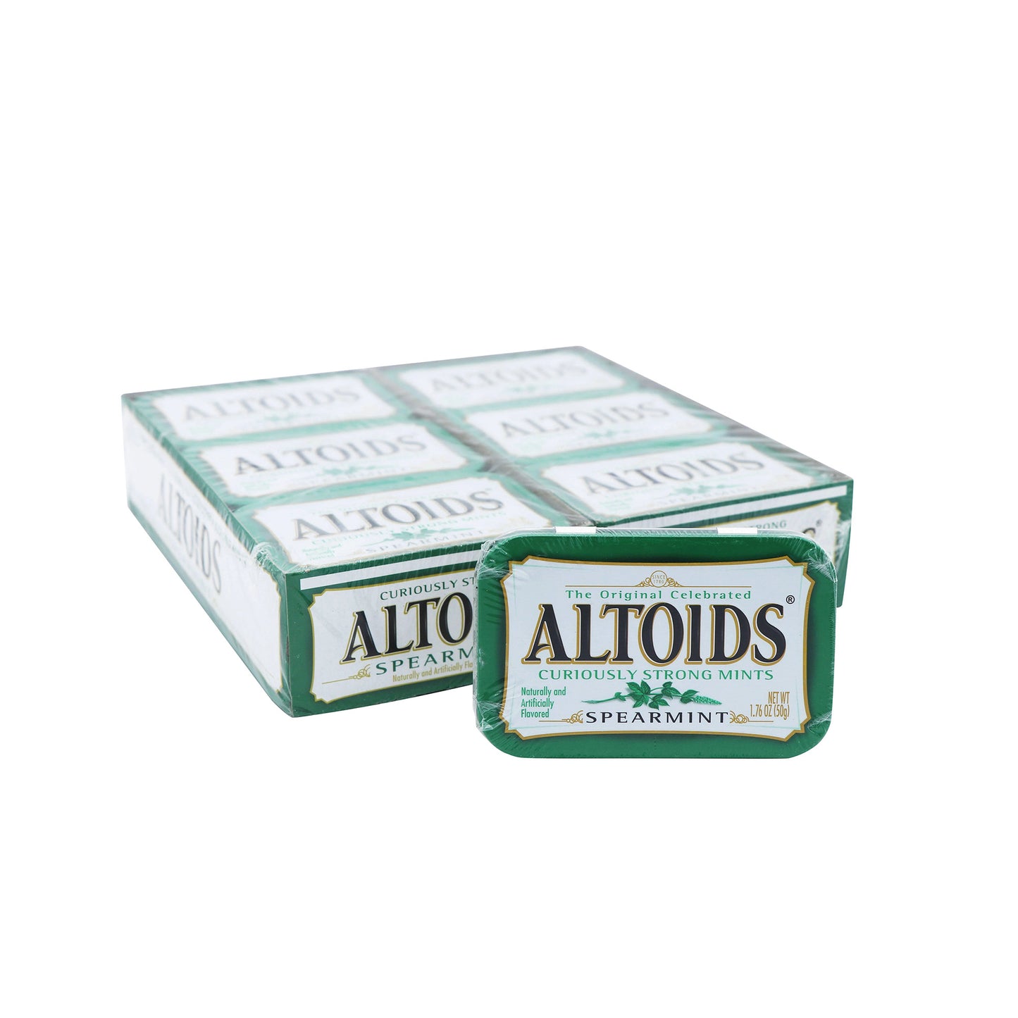 Altoids Spearmint, 1.76oz Tin, 12ct Case
