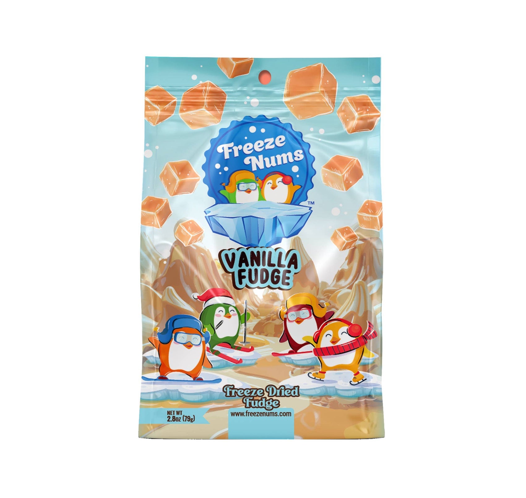 Freeze Nums, Vanilla Fudge 2.8oz, 12ct