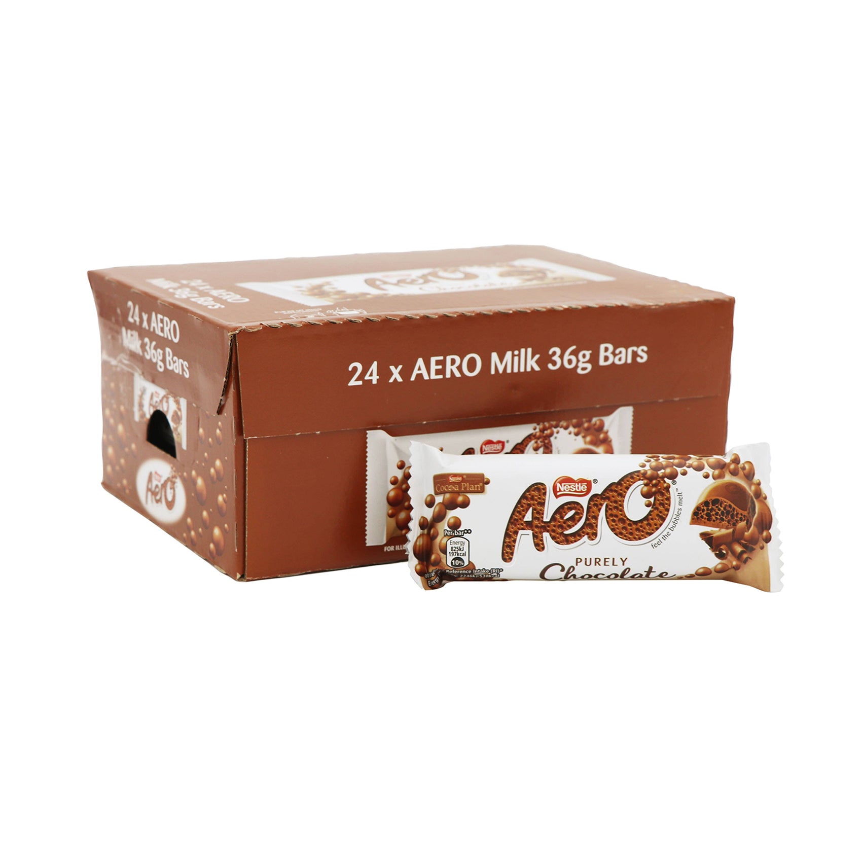 Nestle UK Aero Chocolate Bars, 24ct