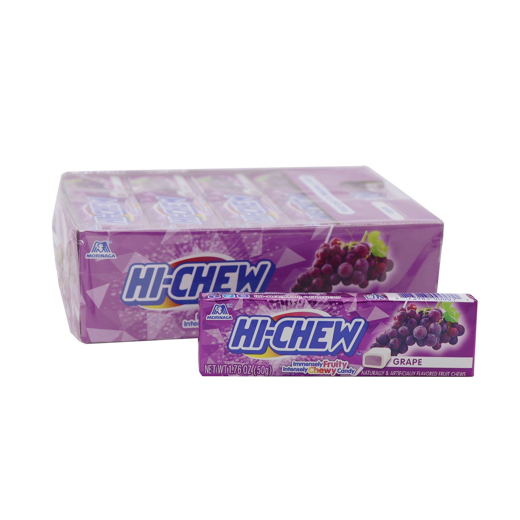 Hi-Chew Candy Grape Flavored, 15ct