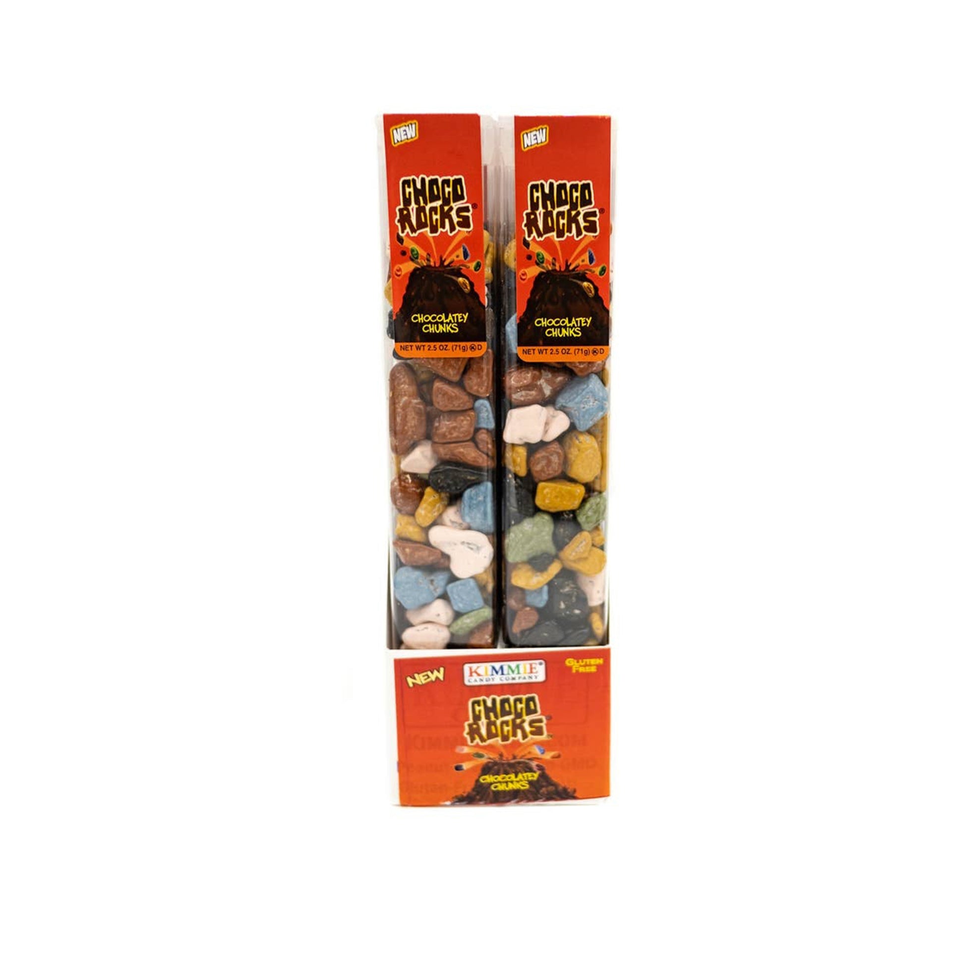 Kimmie ChocoRocks, Chocolate Rocks, 2.5oz Tube, 12ct