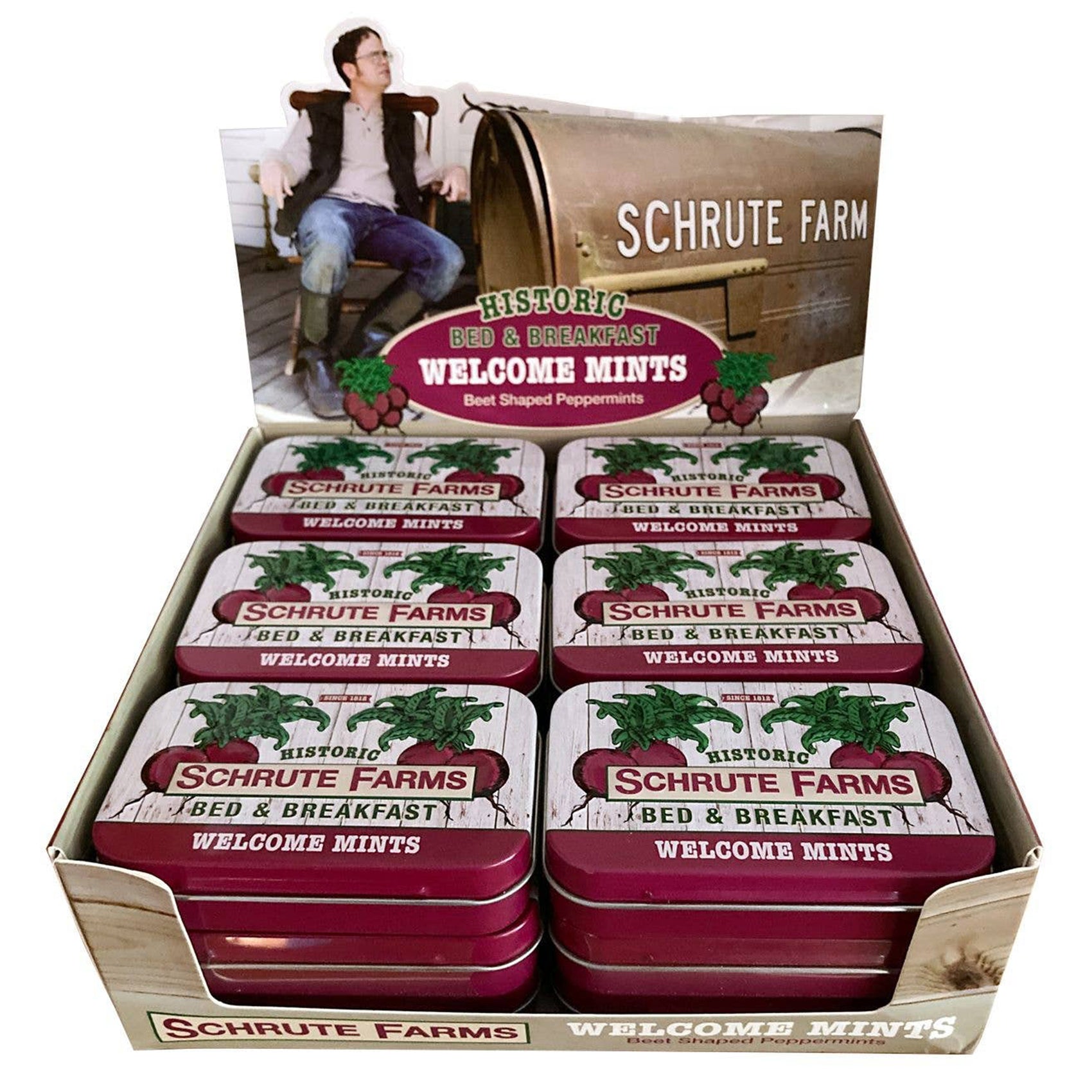 The Office, Schrute Farms Hospitality Mints, 18ct Candy Tin