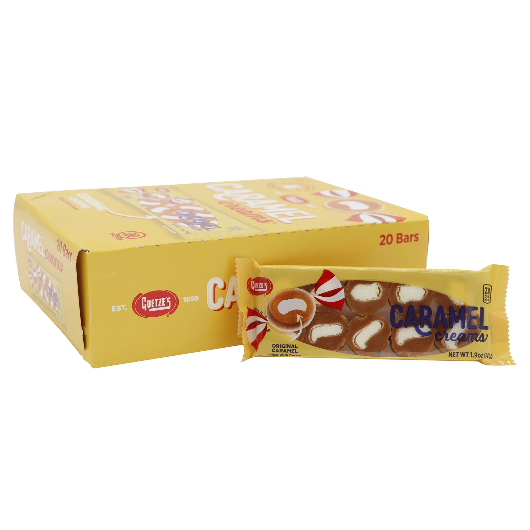 Caramel Creams, 1.9oz, 20ct Case