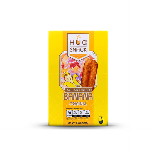 Hug Snack, Solar Dried Banana Cappuccino 12ct