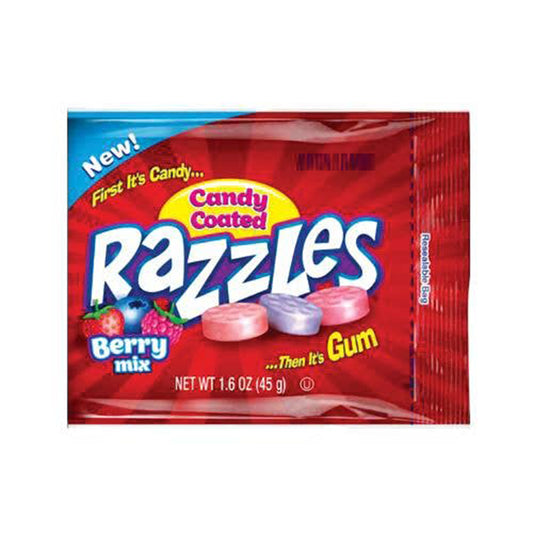 Razzles Candy, Berry Mix, 24ct