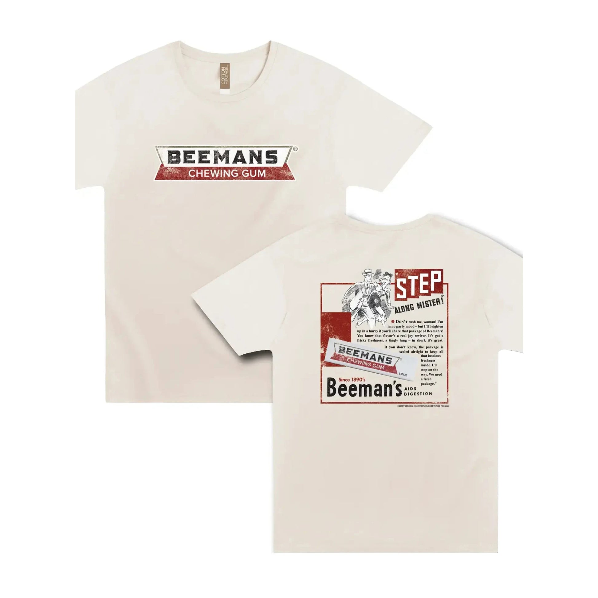 Step Along Vintage Gum Beemans Ad Tee, T-Shirt