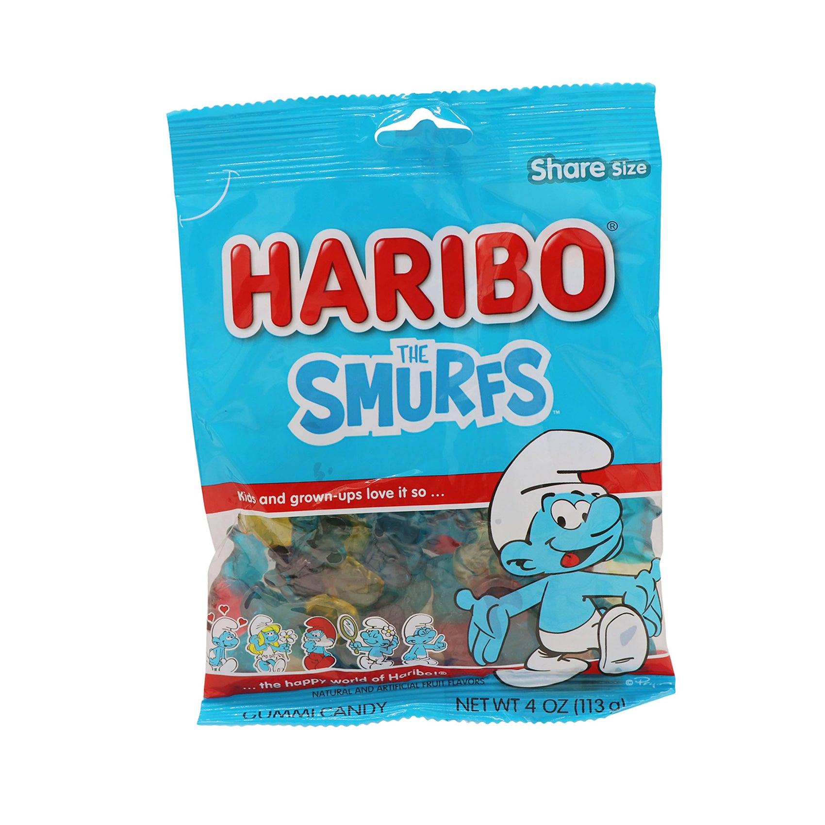 Haribo Smurfs, 4oz, 12ct Case