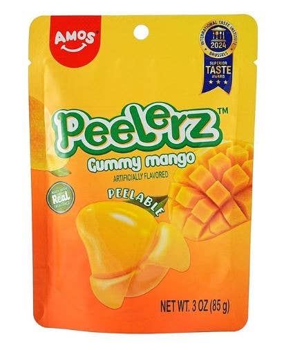 Amos Gummy Peelerz Green Apple 6oz, 12ct