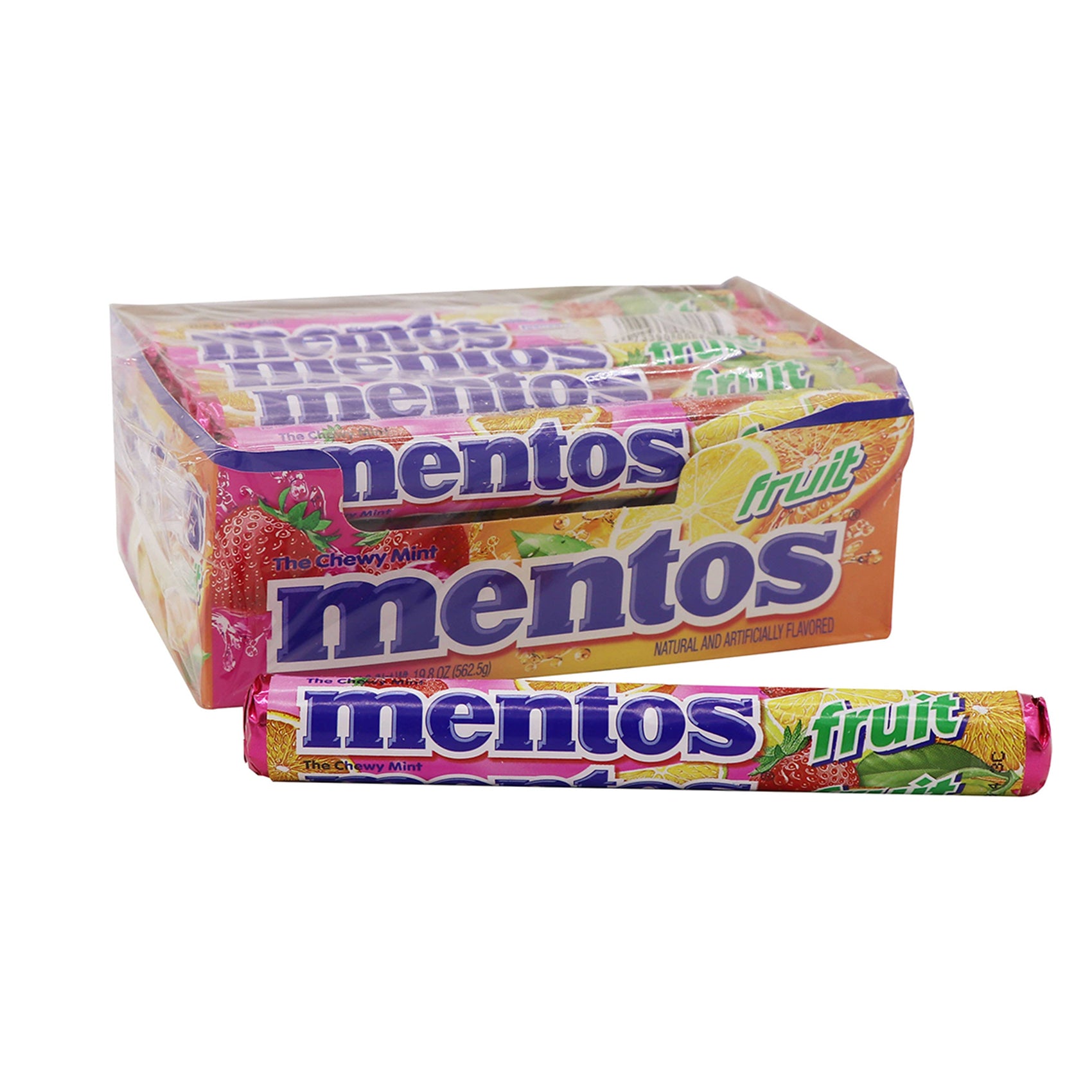 Mentos Fruit, 1.32oz, 15ct Case